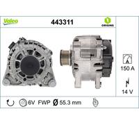VALEO 443311 Alternator for CITRO?N,DS,OPEL,PEUGEOT,VAUXHALL