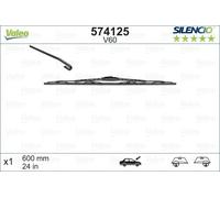 Valeo 574125 Wiper Blade Driver Side Fits Subaru Suzuki Tata Toyota Volvo VW