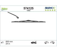 VALEO 574125 Wiper Blade for ,BMW,CHEVROLET,CHRYSLER,CITRO?N,DACIA,DAEWOO,DATSUN