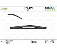Valeo 574126 Silencio VR1 Rear Window Wiper Blade x1 Bracket 300mm 12"