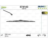 Valeo 574143 Silencio VM18 Front Window Windscreen Wiper Blade x1 23" 590mm