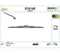 VALEO 574148 Wiper Blade for AUDI,CITRO?N,FIAT,MITSUBISHI,SEAT,SKODA,VW