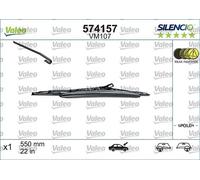 Valeo 574157 Silencio VM107 Front Windscreen Wiper Blade x1 Bracket 550mm 22"