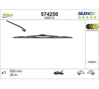 VALEO 574250 Wiper Blade for CITRO?N,FIAT,HONDA,KIA,LEXUS,MAZDA,MERCEDES-BENZ,NI