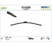 Valeo Wiper Blade Silencio VR261 Rear Flat 280mm (11") Single 574298