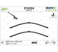 Valeo 574324 Wiper Blade Front Fits Ford Focus Peugeot 207 207 Cc 207 Sw