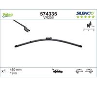 Valeo 574335 Silencio VR256 Rear Window Windscreen Wiper Blade x1 480mm 19"