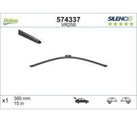 Valeo 574337 Silencio VR258 Rear Window Windscreen Wiper Blade x1 380mm 15"