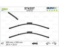 VM419 VALEO SILENCIO X.TRM SILENCIO FLAT BLADE SET 574357