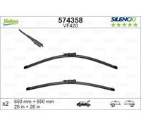 VALEO 574358 Wiper Blade Front 650mm/650mm Length Replacement Fits Seat Leon