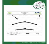 Valeo Replacement Parts Flat Wiper Blade With Spoiler Front 600 mm 574477