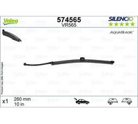 Silencio Original Equipment Rear Wiper Blade Single VR565 Window - Valeo 574565