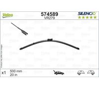 Valeo 574589 Silencio VR279 Rear Window Windscreen Wiper Blade x1 500mm 20"