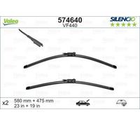 VALEO 574640 Wiper Blade Front 580mm/475mm Length Replacement Fits Jaguar XF