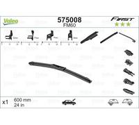 VALEO 575008 Wiper Blade for ,ABARTH,ALFA ROMEO,AUDI,BMW,CHEVROLET,CHRYSLER