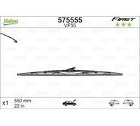 VALEO 575555 Windshield Wiper 550Mm Alfa 147 Bmw E36 E53 Audi A6 Fiat Oem
