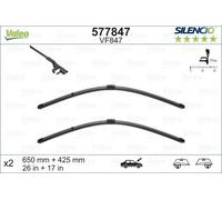 Valeo 577847 Wiper Blade Front Fits Alpina B6 BMW 6 Series Porsche 924 928