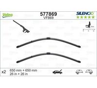 VALEO 577869 Wiper Blade Front Fits Citroen Xsara Picasso Mercedes-Benz S-Class