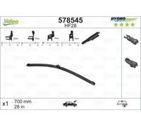 Valeo Hydroconnect Flat Wiper Blade HF28 - Front - 700 mm - 1 Blade