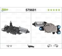 Valeo 579601 Rear Window Windscreen Wiper Motor 12V Replacement Spare LHD RHD