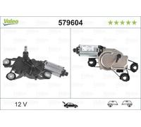 Valeo 579604 Rear Window Windscreen Wiper Motor 12V Replacement Spare LHD RHD