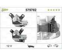Valeo 579702 Rear Window Windscreen Wiper Motor 12V One Speed Spare LHD RHD