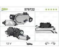 Valeo 579722 Rear Window Windscreen Wiper Motor 12V Replacement Spare LHD RHD