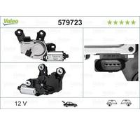 Valeo 579723 Rear Window Windscreen Wiper Motor 12V Replacement Spare LHD RHD