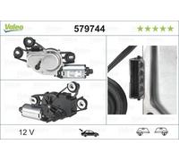 Valeo 579744 Rear Window Windscreen Wiper Motor 12V Replacement Spare LHD RHD