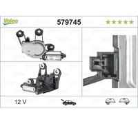 VALEO - Wiper Motor - Rear - 579745 - FREELANDER 2 (FA) (2006 -)