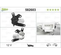 VALEO 582603 Wiper Motor Rear Fits Citroen C2 C2 Enterprise C3 C4 Peugeot 1007