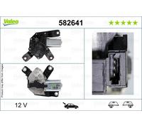 Valeo Wiper Motor 582641 / 1273088 / 13163029 - Rear - Fits Vauxhall Corsa D 1.3D 2006-on - 12V