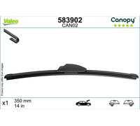 Valeo Wiper Blade CAN02 - Flat, Front, Hook, 14in/350mm, Natural & Recycled Materials - 583902