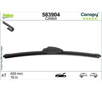 VALEOCanopy Wiper - CAN04 - Flat Wiper Blade Made from Natural And Recycled Materials - Front - HOOK - Length: 16 inches /400mm - (Wiper Blade 1) - 583904