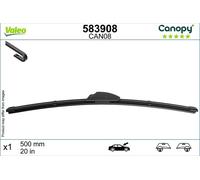 Valeo Wiper Blade CAN08 - Flat - Natural & Recycled Materials - Front Hook 500mm (583908)