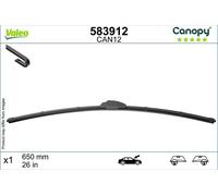 VALEOCanopy Wiper - CAN12 - Flat Wiper Blade Made from Natural And Recycled Materials - Front - HOOK - Length: 26 inches/650mm - (Wiper Blade 1) - 583912
