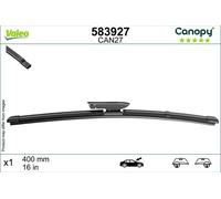 Valeo 583927 Wiper Blade Passenger Side Fits Citroën C-Elysee DS Peugeot Renault
