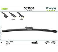 Valeo 583930 Wiper Blade Passenger Side Fits BMW Citroën DS Fiat Ford Jaguar MG