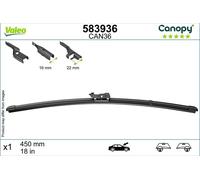 Valeo 583936 Wiper Blade Passenger Side Fits Alfa Romeo Audi BMW Citroën Cupra