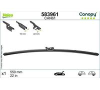 Valeo 583961 Wiper Blade Driver Side Fits Alfa Romeo BMW Citroën Fiat Ford Jeep