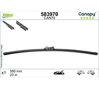 Valeo 583970 Wiper Blade Passenger Side Fits Alpina BMW Cadillac Jaguar Nissan