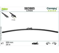 Valeo 583985 Wiper Blade Driver Side Fits Audi BMW Chevrolet Citroën Fiat Ford