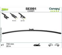Valeo 583991 Wiper Blade Driver Side Fits Audi Citroën Ford Jaguar Man Opel Seat