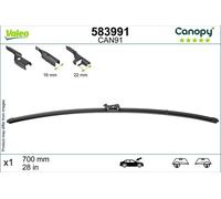 VALEOCanopy Wiper - CAN91 - Flat Wiper Blade Made from Natural And Recycled Materials - Front - Length: 28 inches/700mm - (Wiper Blade 1) - 583991