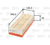 VALEO 585001 Air Filter Engine Filters Excellent Filtration Properties, Longlife Capacity, Exact and Easy Fit