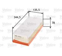VALEO 585028 Air Filter for AUDI,SEAT,SKODA,VW
