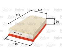 VALEO 585030 Air Filter for RENAULT
