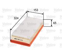 VALEO 585072 Air Filter for CITRO?N,PEUGEOT