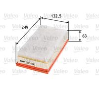 AIR FILTER FOR PEUGEOT FIAT MINI CITRO N EXPERT TEPEE VF3X 9HU 407 6D 9HZ VALEO