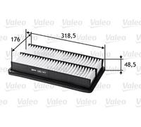 VALEO 585147 Air Filter for MAZDA